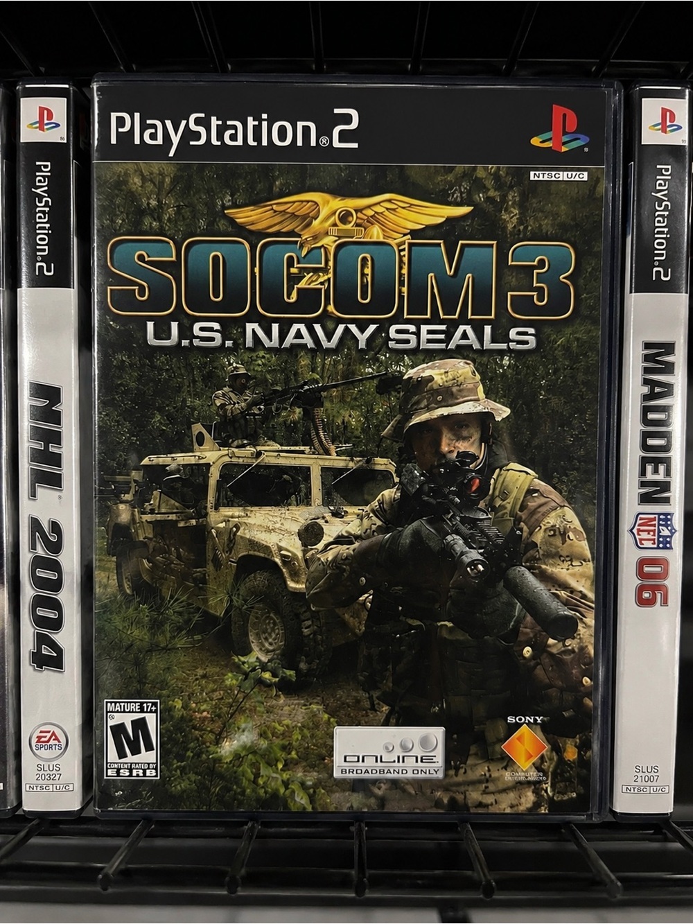 SOCOM 3 U.S. Navy SEALs PS2 Complete With Manual Tested Working